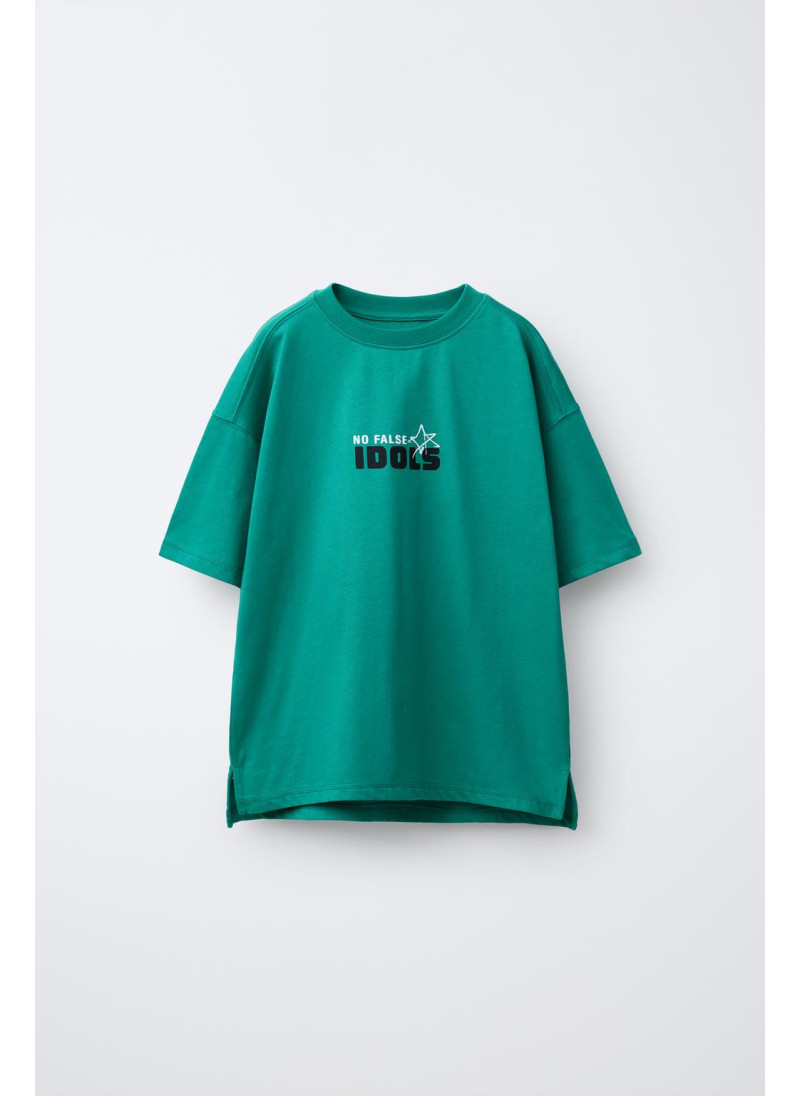 Футболка с объемным принто�...