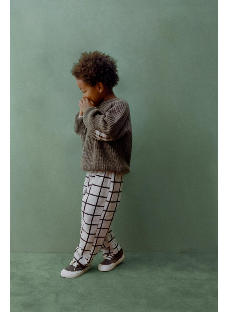 Широкие брюки из флиса в кл�...