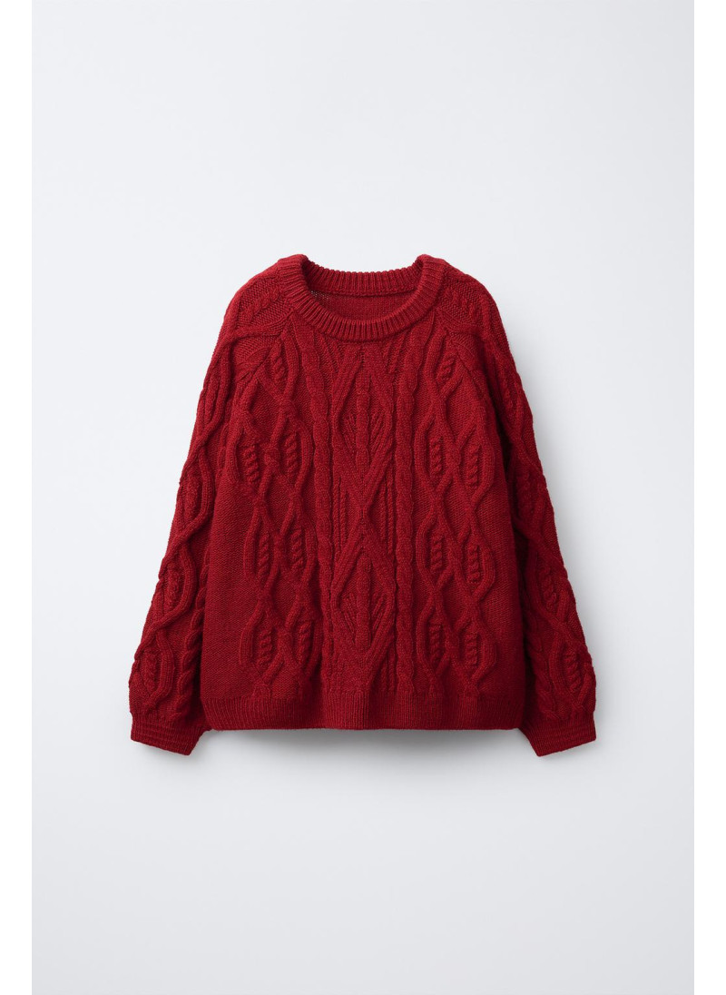 ВЯЗАНЫЙ СВИТЕР С УЗОРОМ «КО...