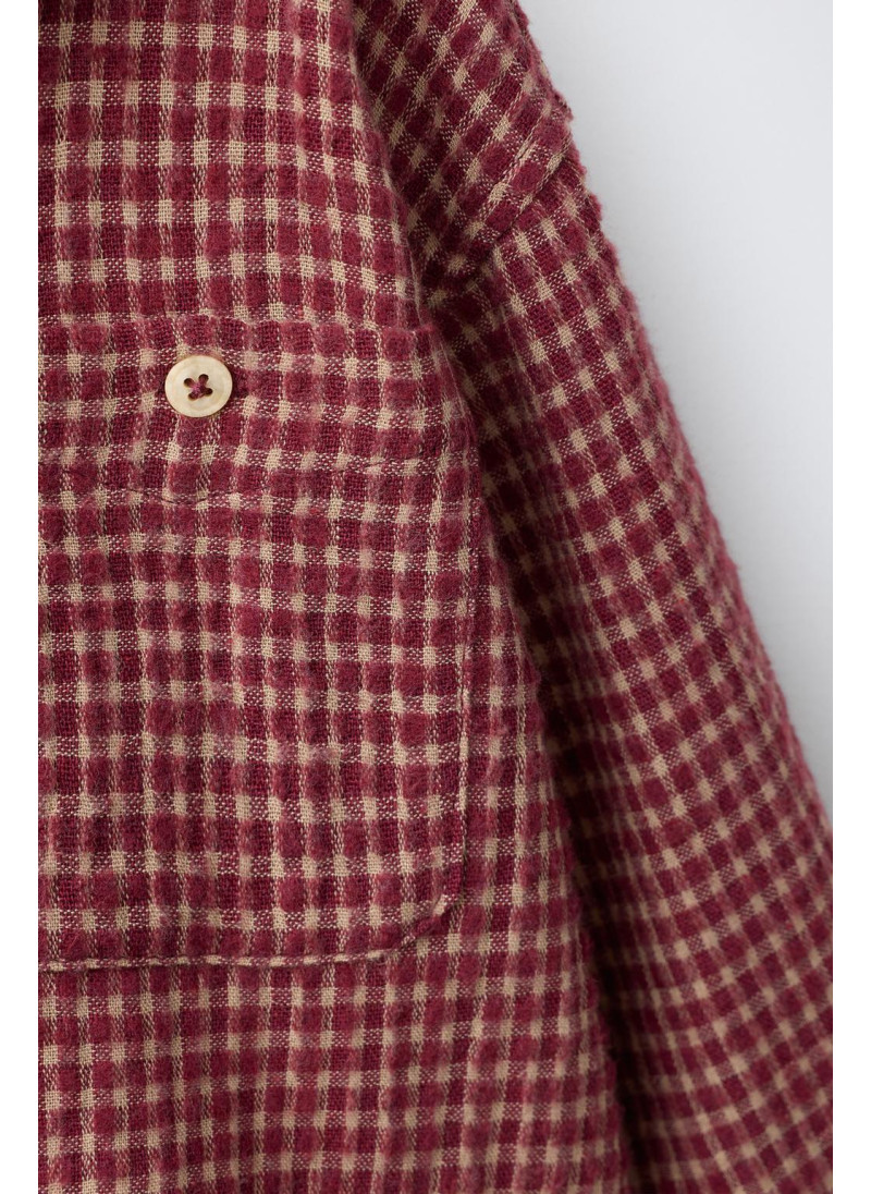 Рубашка в клетку с карманом Рубашка в клетку с карманом