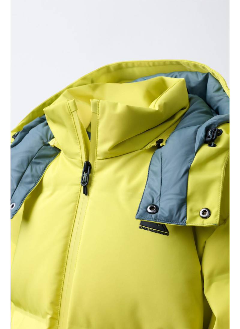 Пуховик с съемным капюшоном, ветрозащитная и водонепроницаемая куртка коллекции для катания на лыжах recco® system Пуховик с съемным капюшоном, ветрозащитная и водонепроницаемая куртка коллекции для катания на лыжах recco® system