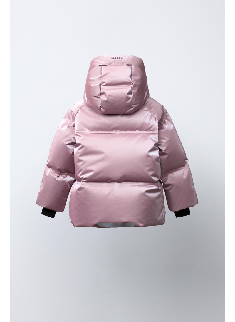 WATER-RESISTANT AND WINDPROOF METALLIC DOWN FEATHER PUFFER JACKET RECCO® SYSTEM SKI COLLECTION WATER-RESISTANT AND WINDPROOF METALLIC DOWN FEATHER PUFFER JACKET RECCO® SYSTEM SKI COLLECTION