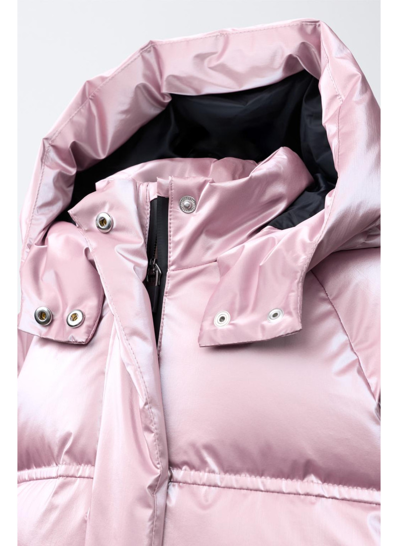 WATER-RESISTANT AND WINDPROOF METALLIC DOWN FEATHER PUFFER JACKET RECCO® SYSTEM SKI COLLECTION WATER-RESISTANT AND WINDPROOF METALLIC DOWN FEATHER PUFFER JACKET RECCO® SYSTEM SKI COLLECTION