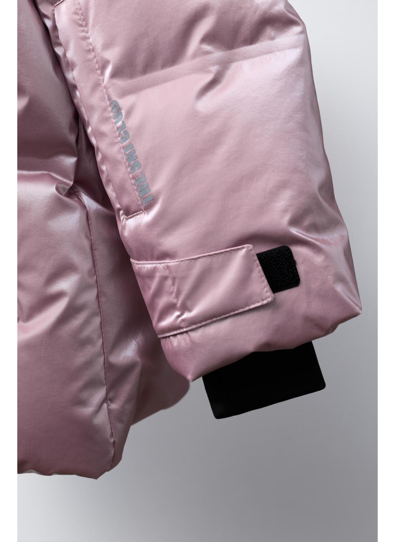 WATER-RESISTANT AND WINDPROOF METALLIC DOWN FEATHER PUFFER JACKET RECCO® SYSTEM SKI COLLECTION WATER-RESISTANT AND WINDPROOF METALLIC DOWN FEATHER PUFFER JACKET RECCO® SYSTEM SKI COLLECTION