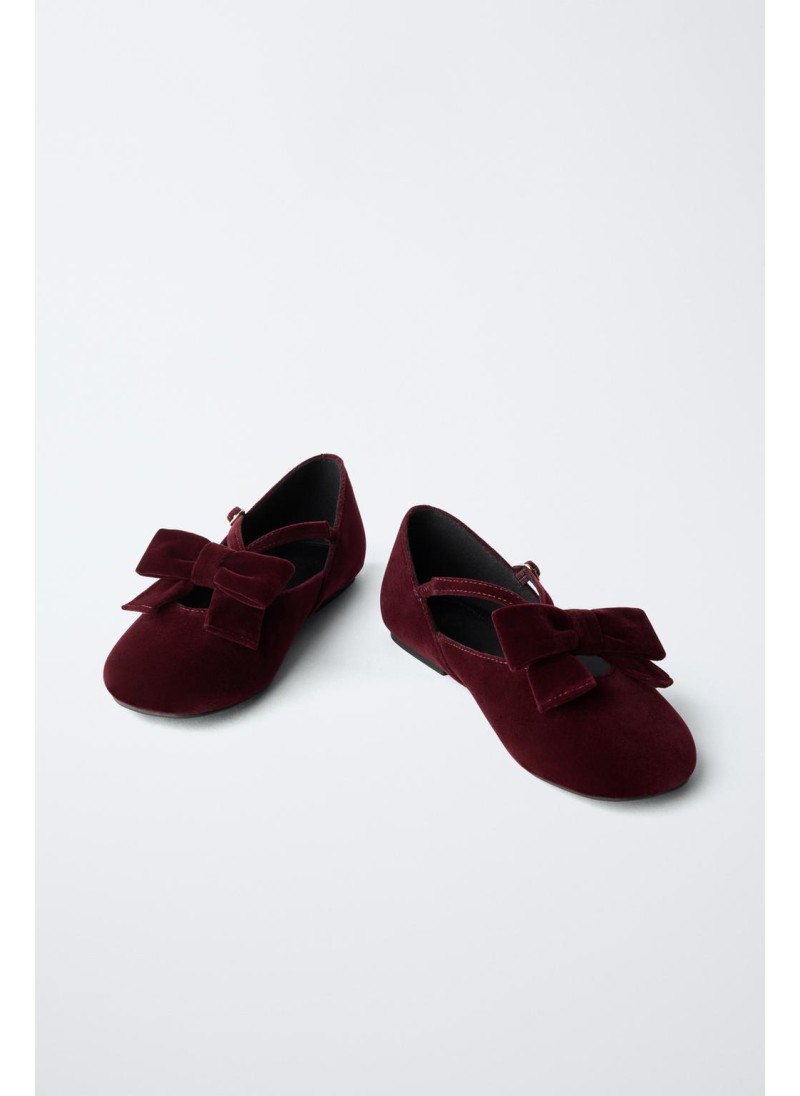 Туфли с бархатным бантом Туфли с бархатным бантом