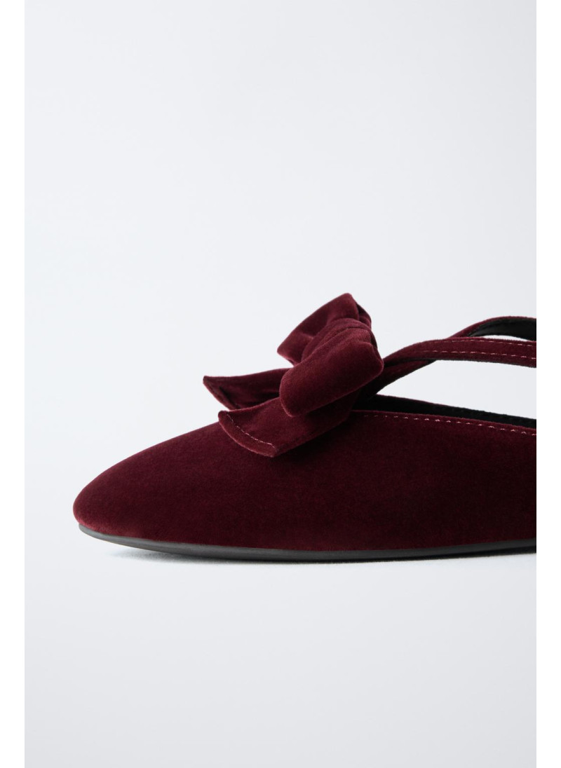 Туфли с бархатным бантом Туфли с бархатным бантом