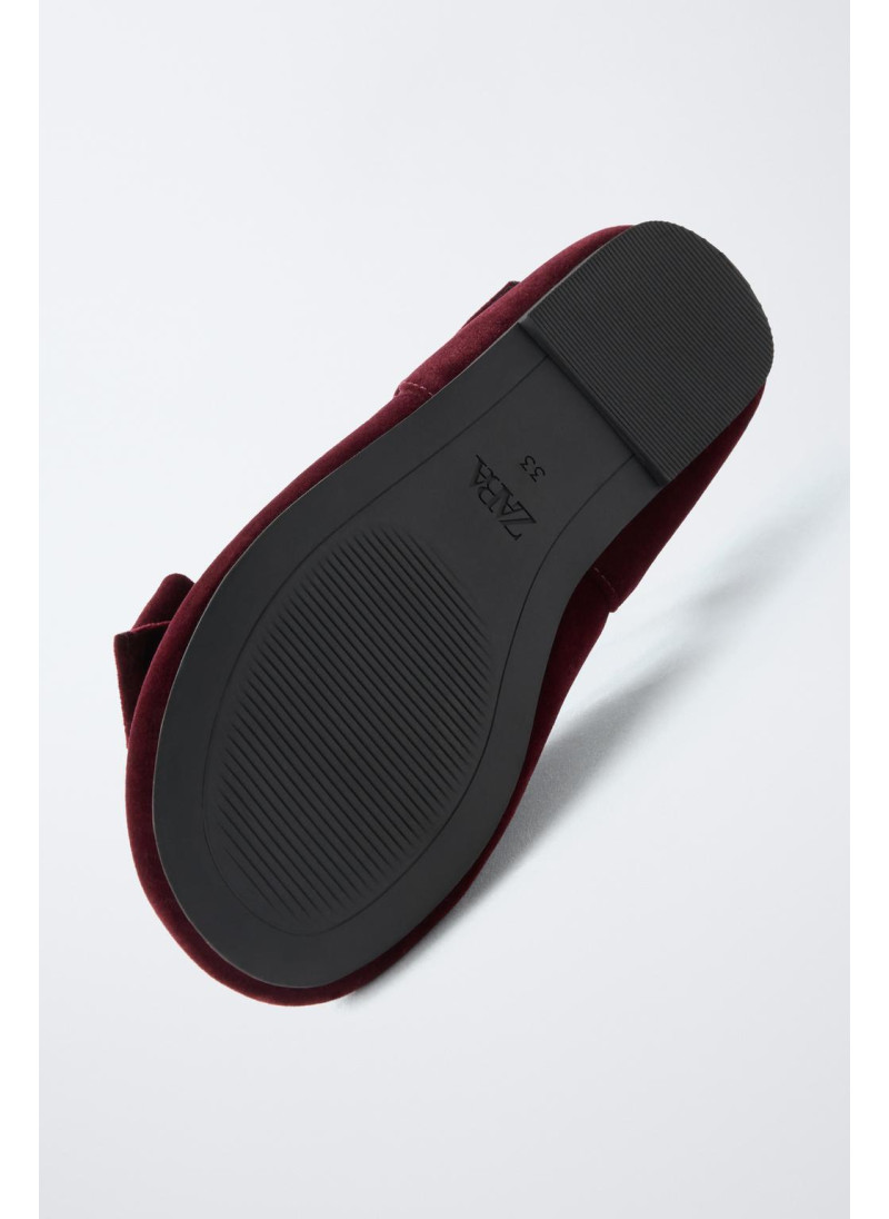 Туфли с бархатным бантом Туфли с бархатным бантом