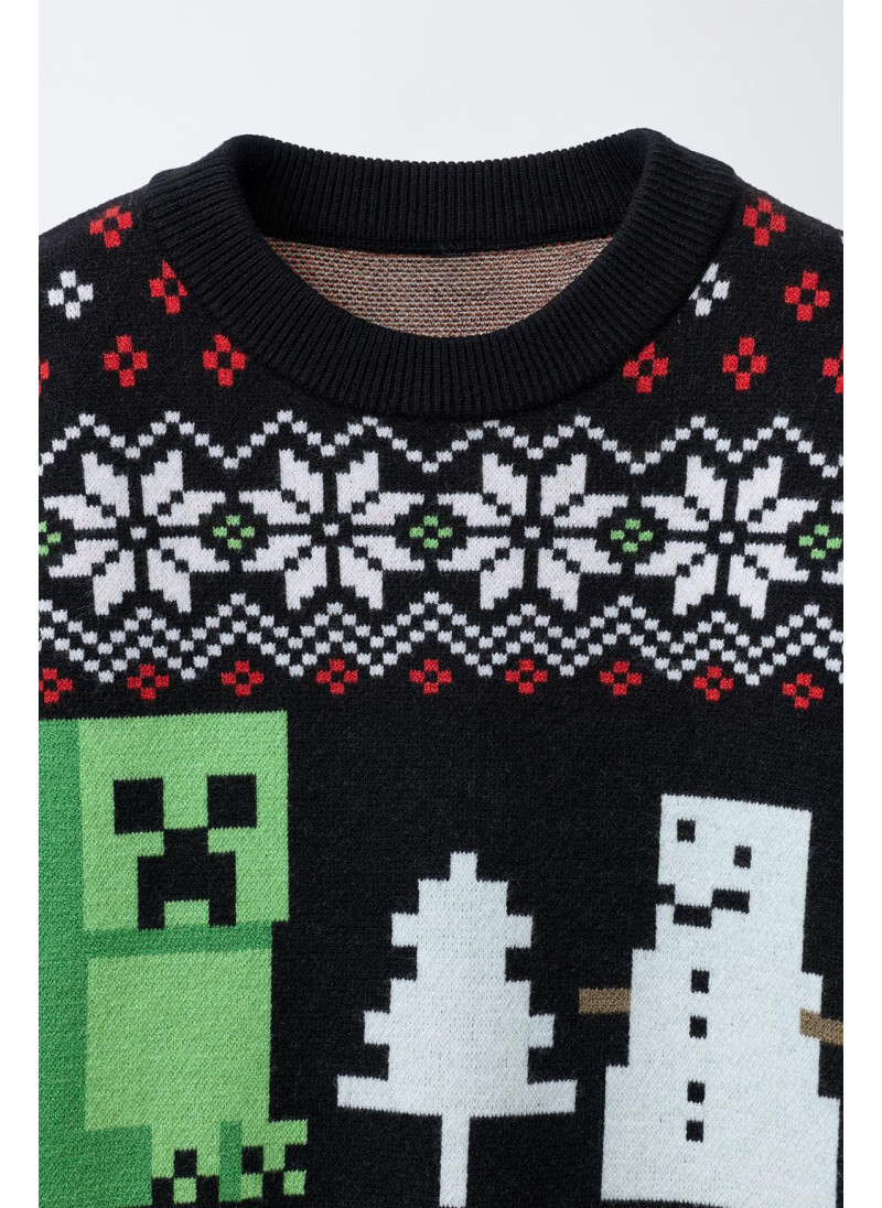 Вязаный свитер minecraft © mojang ab. ™ Вязаный свитер minecraft © mojang ab. ™