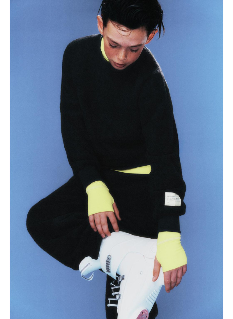 Костюм из свитшота и широки...