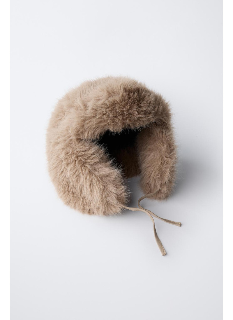 Шапка из искусственного меха коллекции ski Шапка из искусственного меха коллекции ski