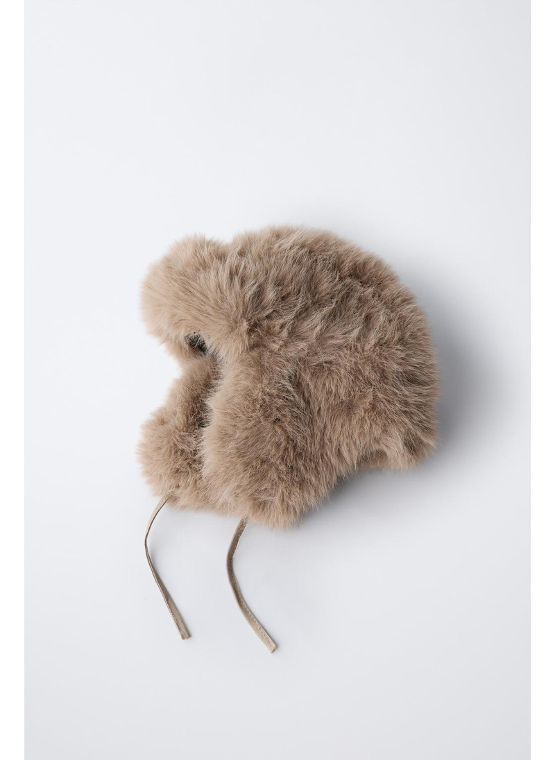 Шапка из искусственного меха коллекции ski Шапка из искусственного меха коллекции ski