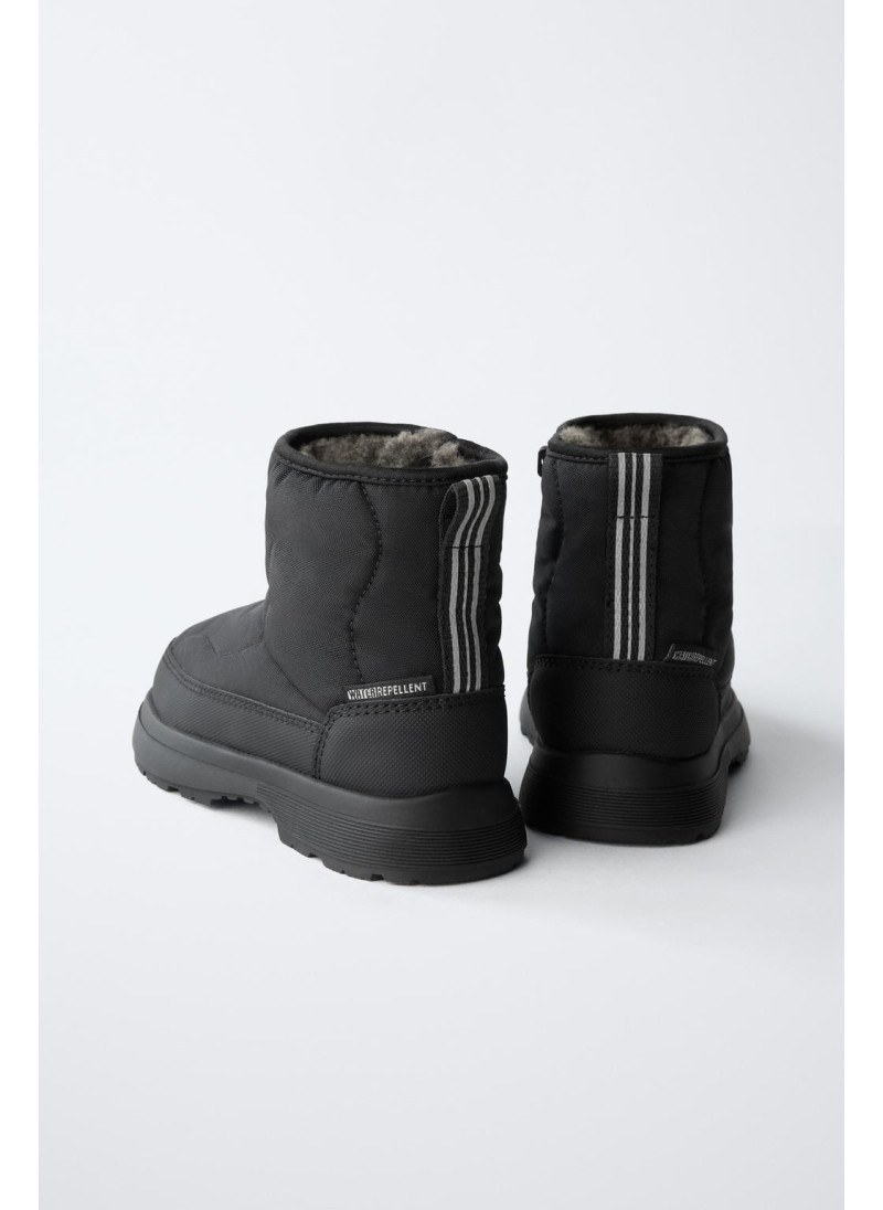 Квилтовые водонепроницаемые нейлоновые ботинки Квилтовые водонепроницаемые нейлоновые ботинки