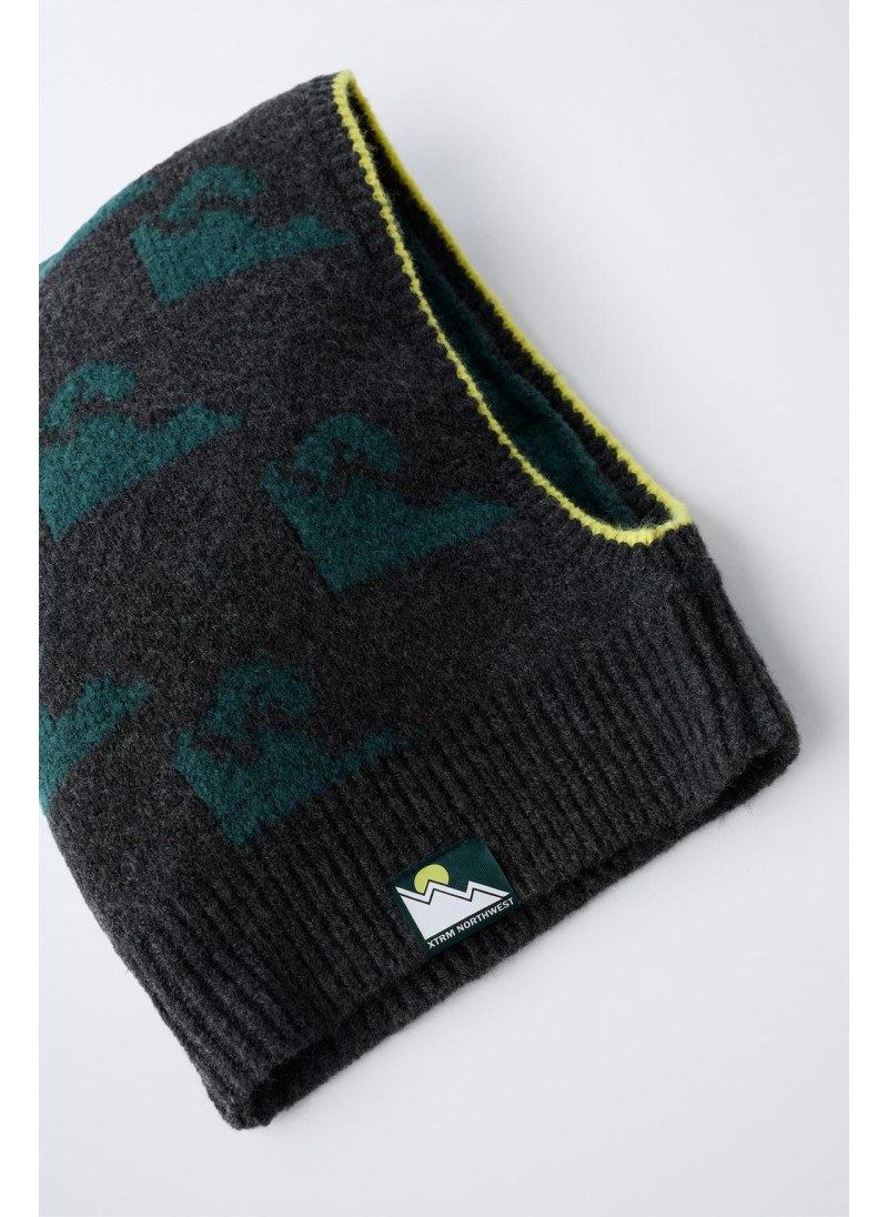 Вязанный балаклава с принтом, коллекция для горнолыжников Вязанный балаклава с принтом, коллекция для горнолыжников