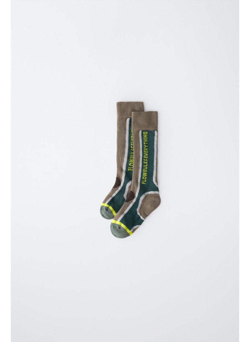 Носки с длинной термо-коллекции для катания на лыжах Носки с длинной термо-коллекции для катания на лыжах