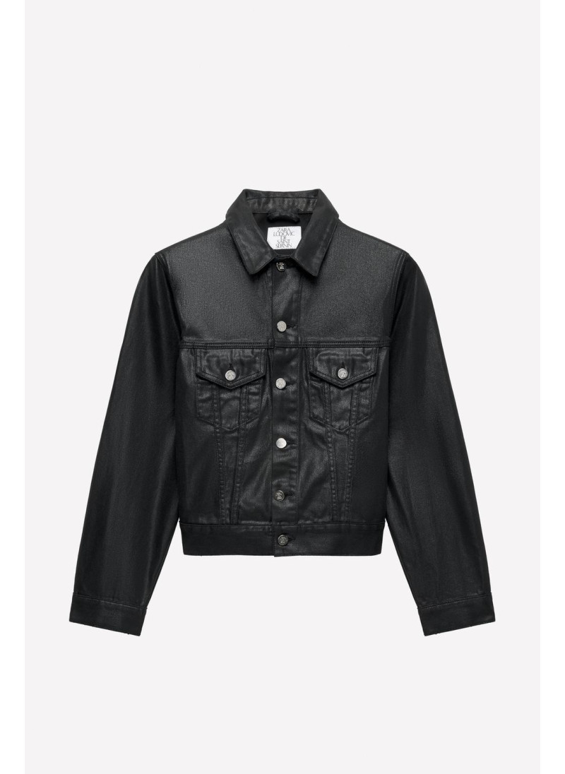 Джинсовая куртка waxed denim ludovic de saint sernin x zara Джинсовая куртка waxed denim ludovic de saint sernin x zara