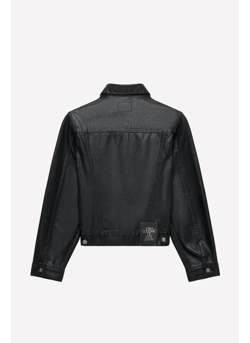 Джинсовая куртка waxed denim ludovic de saint sernin x zara Джинсовая куртка waxed denim ludovic de saint sernin x zara