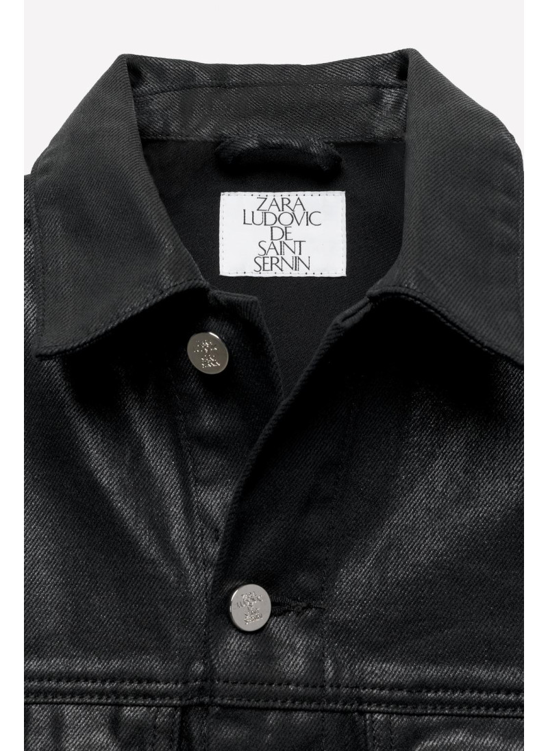 Джинсовая куртка waxed denim ludovic de saint sernin x zara Джинсовая куртка waxed denim ludovic de saint sernin x zara