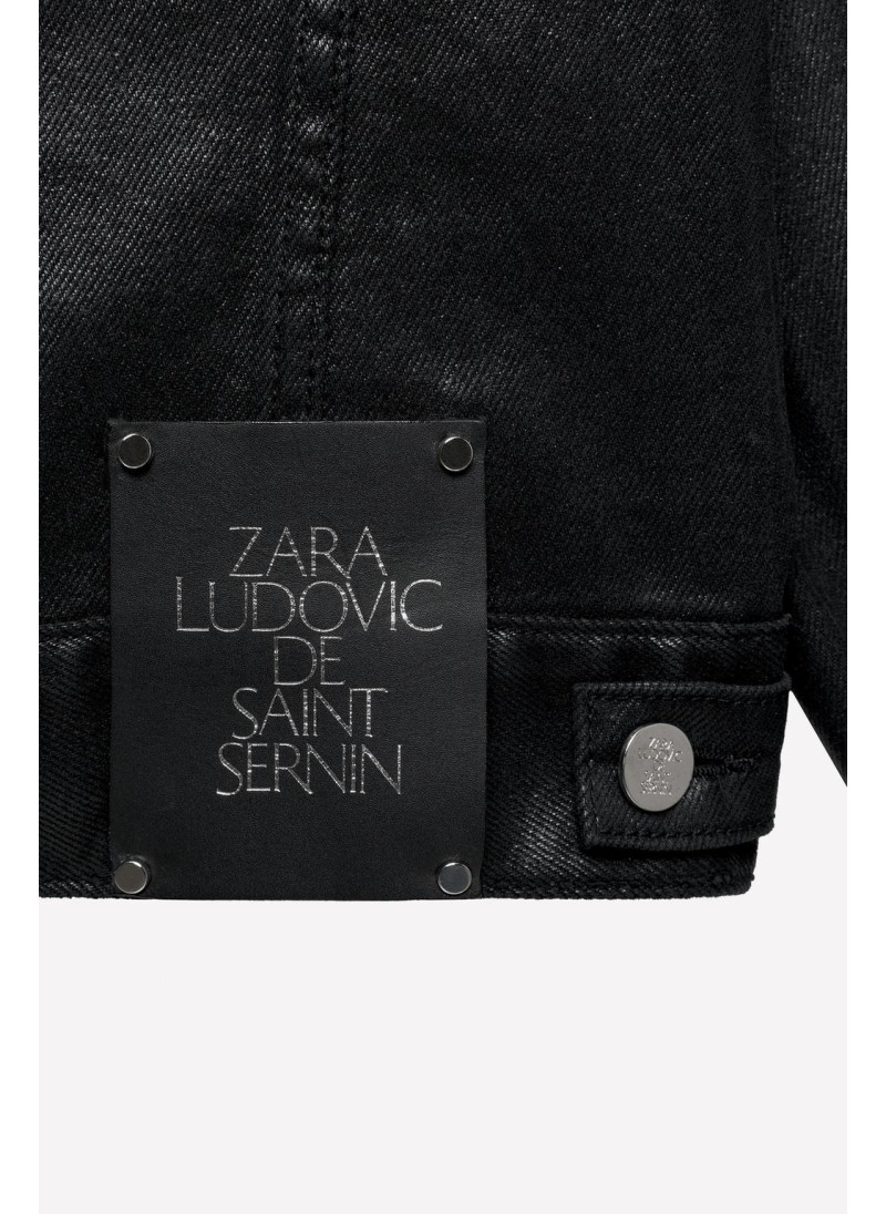 Джинсовая куртка waxed denim ludovic de saint sernin x zara Джинсовая куртка waxed denim ludovic de saint sernin x zara