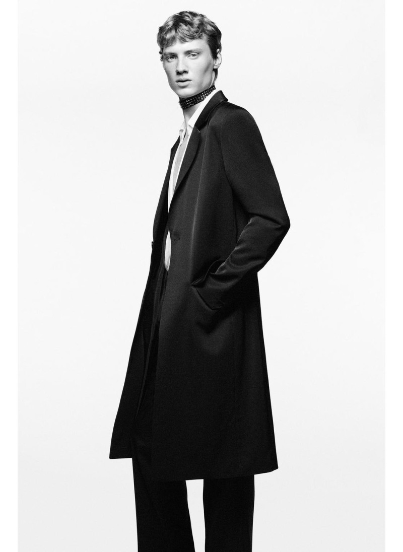 Плащ ludovic de saint sernin x zara из текстиля Плащ ludovic de saint sernin x zara из текстиля