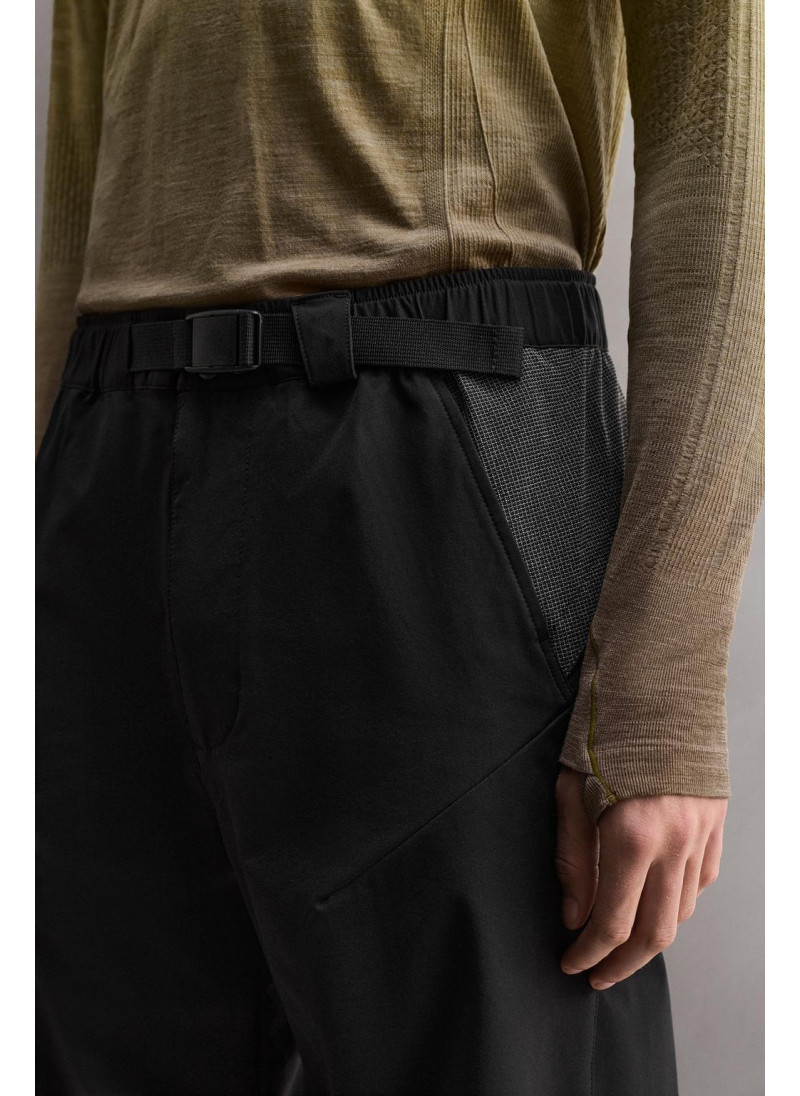 БРЮКИ ИЗ КОМБИНИРОВАННОЙ ВЫСОКОТЕХНОЛОГИЧНОЙ ТКАНИ С РЕМНЕМ БРЮКИ ИЗ КОМБИНИРОВАННОЙ ВЫСОКОТЕХНОЛОГИЧНОЙ ТКАНИ С РЕМНЕМ