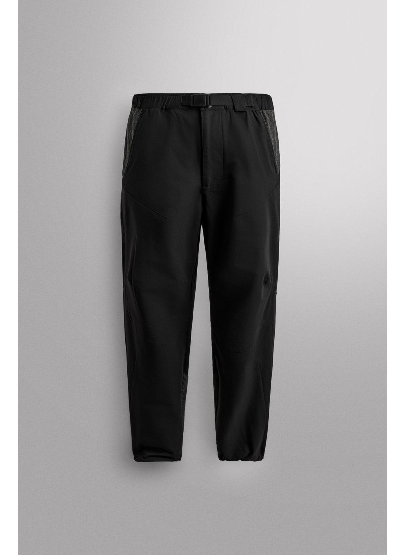 БРЮКИ ИЗ КОМБИНИРОВАННОЙ ВЫСОКОТЕХНОЛОГИЧНОЙ ТКАНИ С РЕМНЕМ БРЮКИ ИЗ КОМБИНИРОВАННОЙ ВЫСОКОТЕХНОЛОГИЧНОЙ ТКАНИ С РЕМНЕМ