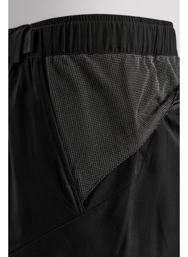 БРЮКИ ИЗ КОМБИНИРОВАННОЙ ВЫСОКОТЕХНОЛОГИЧНОЙ ТКАНИ С РЕМНЕМ БРЮКИ ИЗ КОМБИНИРОВАННОЙ ВЫСОКОТЕХНОЛОГИЧНОЙ ТКАНИ С РЕМНЕМ