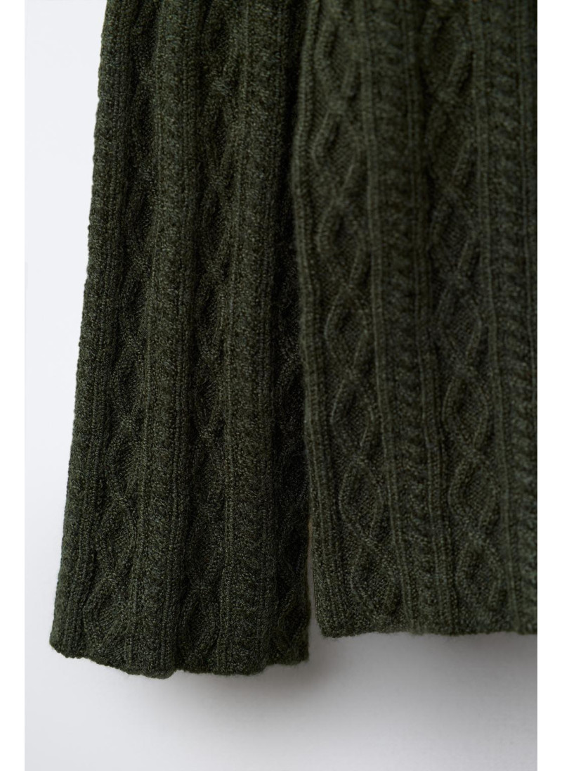 СВИТЕР С УЗОРОМ «КОСЫ» СВИТЕР С УЗОРОМ «КОСЫ»