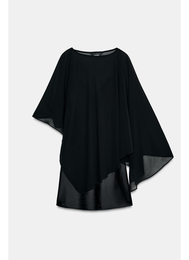 КОРОТКОЕ АТЛАСНОЕ ПЛАТЬЕ-НАКИДКА КОРОТКОЕ АТЛАСНОЕ ПЛАТЬЕ-НАКИДКА