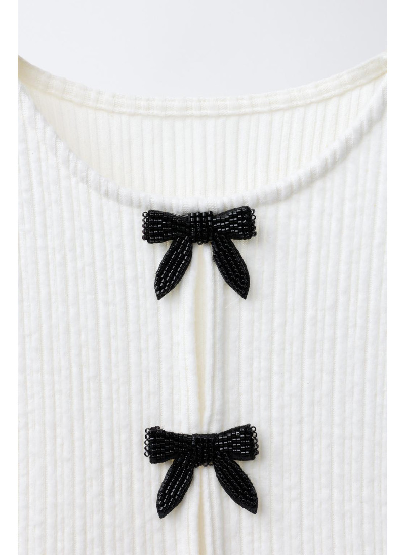 ФУТБОЛКА В РУБЧИК SOFT TOUCH С БАНТАМИ ФУТБОЛКА В РУБЧИК SOFT TOUCH С БАНТАМИ