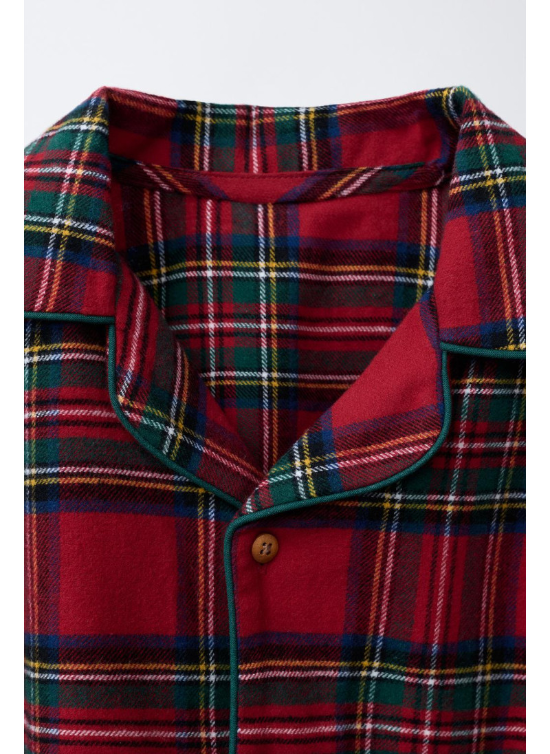 3–6 ЛЕТ/ ФЛАНЕЛЕВАЯ ПИЖАМА В КЛЕТКУ 3–6 ЛЕТ/ ФЛАНЕЛЕВАЯ ПИЖАМА В КЛЕТКУ