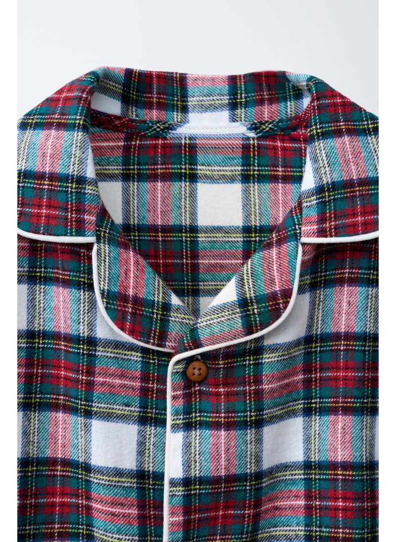 3–6 ЛЕТ/ ФЛАНЕЛЕВАЯ ПИЖАМА В КЛЕТКУ 3–6 ЛЕТ/ ФЛАНЕЛЕВАЯ ПИЖАМА В КЛЕТКУ