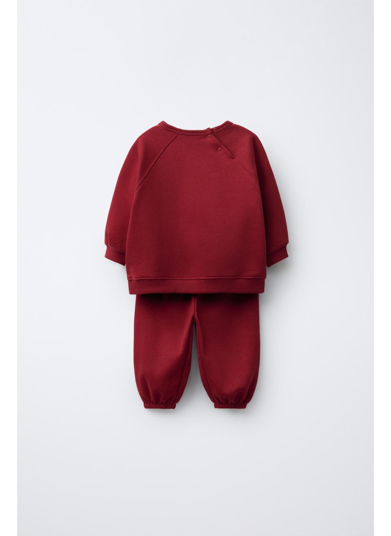 КОМПЛЕКТ ИЗ ТОЛСТОВКИ С МАХРОВОЙ АППЛИКАЦИЕЙ И БРЮК-ДЖОГГЕРОВ КОМПЛЕКТ ИЗ ТОЛСТОВКИ С МАХРОВОЙ АППЛИКАЦИЕЙ И БРЮК-ДЖОГГЕРОВ