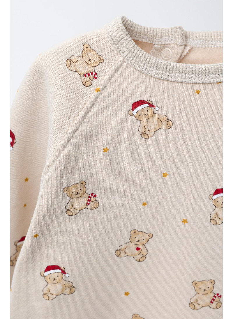 КОМПЛЕКТ ИЗ ТОЛСТОВКИ И БРЮК-ДЖОГГЕРОВ С МЕДВЕЖАТАМИ КОМПЛЕКТ ИЗ ТОЛСТОВКИ И БРЮК-ДЖОГГЕРОВ С МЕДВЕЖАТАМИ