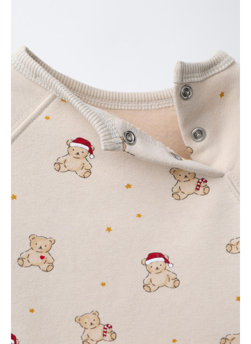 КОМПЛЕКТ ИЗ ТОЛСТОВКИ И БРЮК-ДЖОГГЕРОВ С МЕДВЕЖАТАМИ КОМПЛЕКТ ИЗ ТОЛСТОВКИ И БРЮК-ДЖОГГЕРОВ С МЕДВЕЖАТАМИ