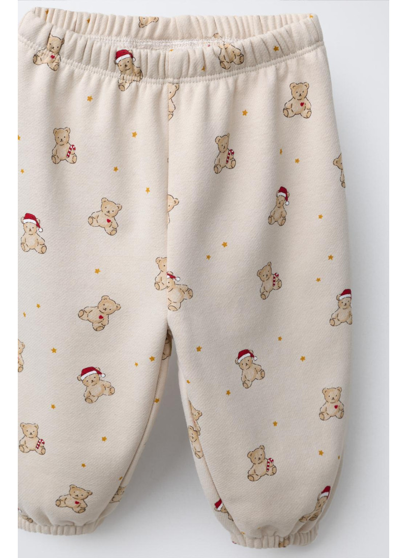 КОМПЛЕКТ ИЗ ТОЛСТОВКИ И БРЮК-ДЖОГГЕРОВ С МЕДВЕЖАТАМИ КОМПЛЕКТ ИЗ ТОЛСТОВКИ И БРЮК-ДЖОГГЕРОВ С МЕДВЕЖАТАМИ