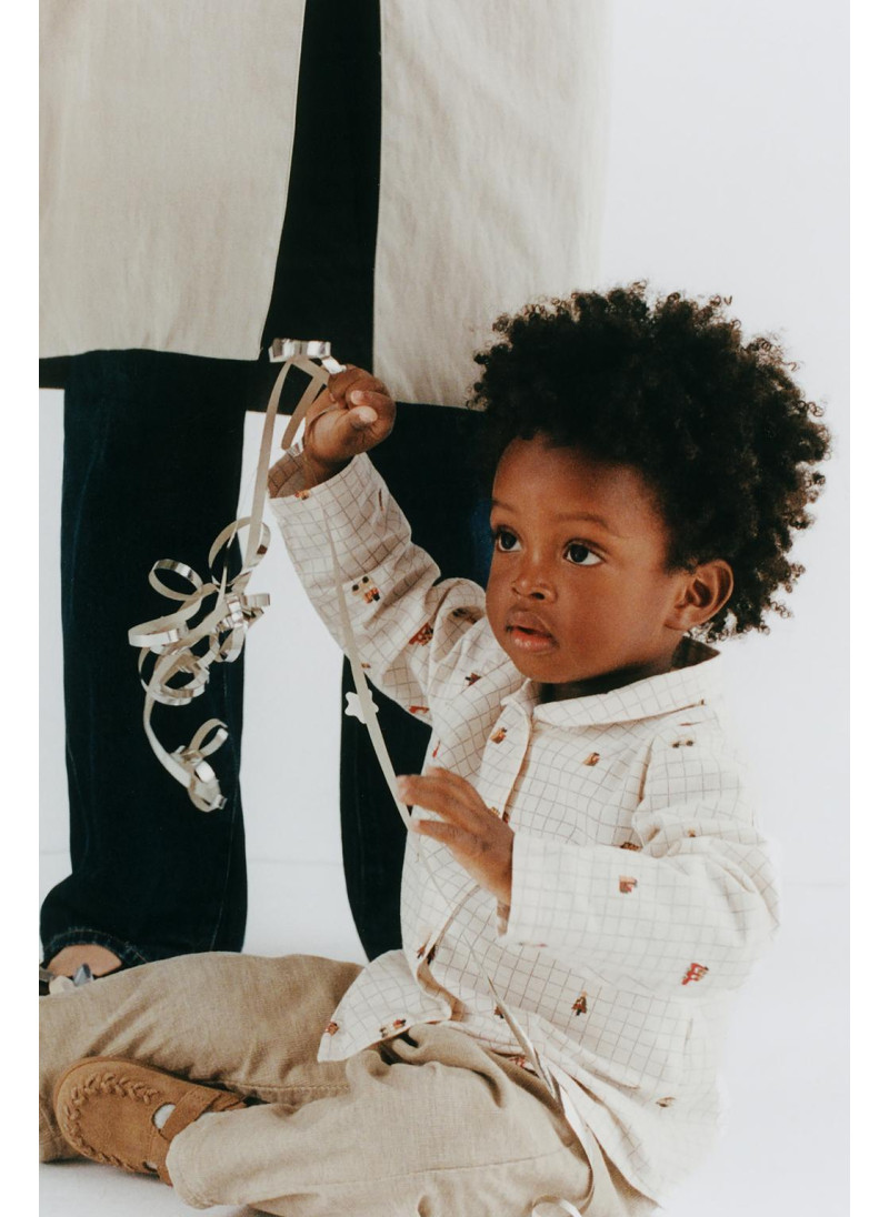 РУБАШКА В КЛЕТКУ С ВЫШИВКОЙ