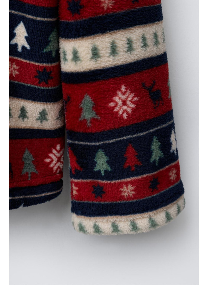 Пижама с деревом на мягкой ткани для возраста 6-14 лет Пижама с деревом на мягкой ткани для возраста 6-14 лет