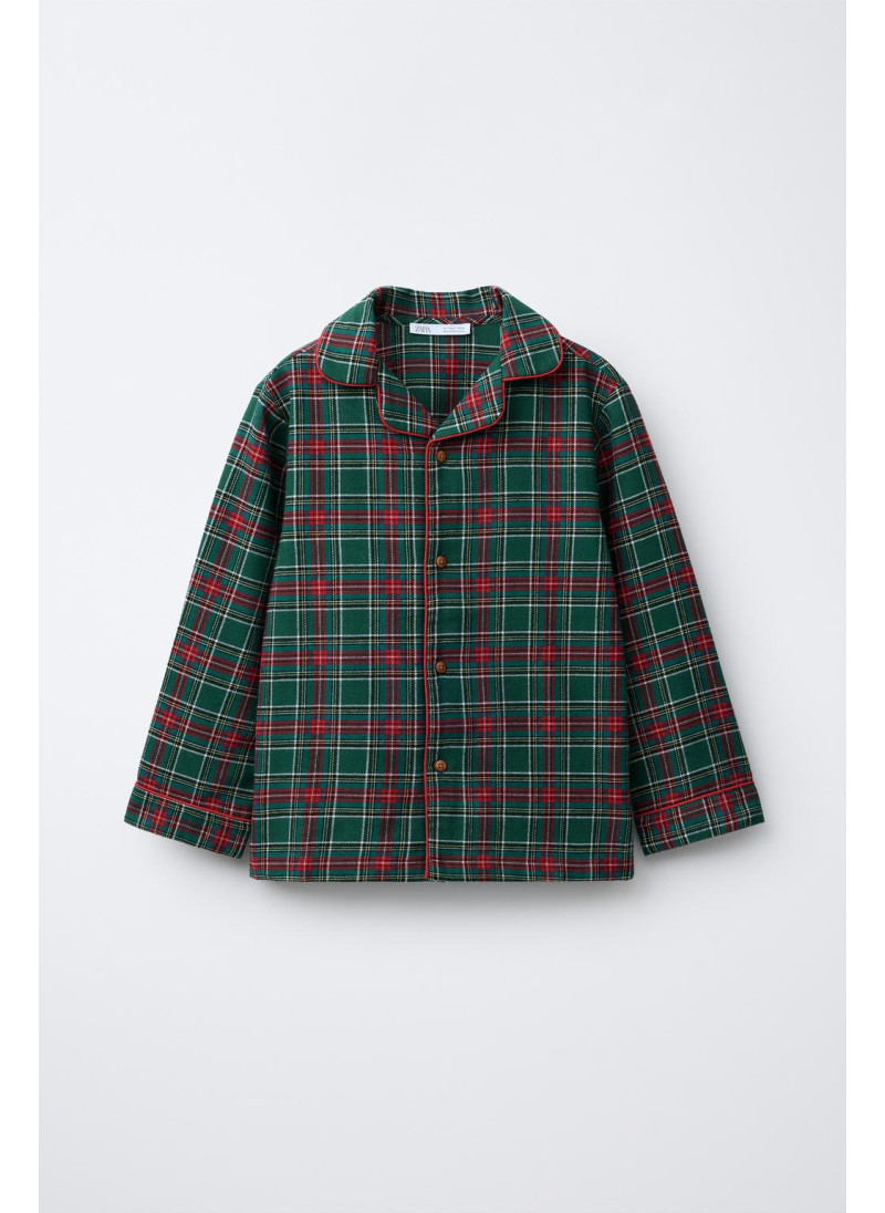 6-14 ЛЕТ/ ФЛАНЕЛЕВАЯ ПИЖАМА В КЛЕТКУ 6-14 ЛЕТ/ ФЛАНЕЛЕВАЯ ПИЖАМА В КЛЕТКУ