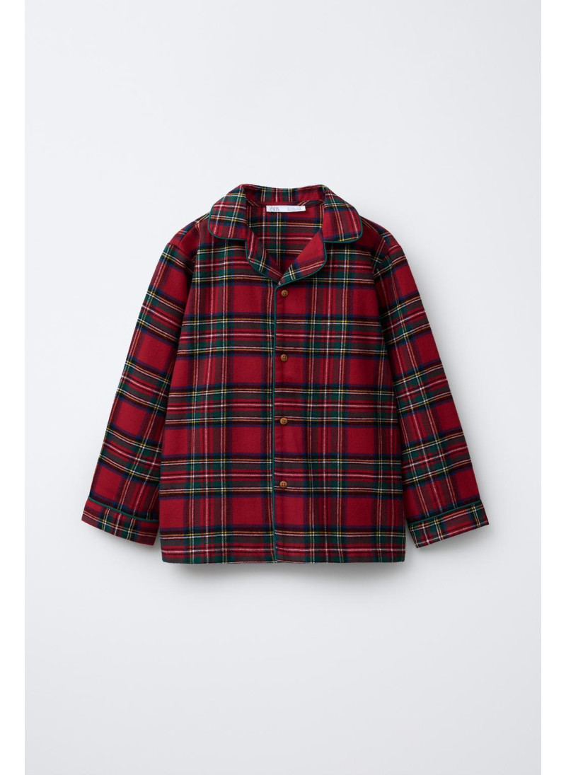 6-14 ЛЕТ/ ФЛАНЕЛЕВАЯ ПИЖАМА В КЛЕТКУ 6-14 ЛЕТ/ ФЛАНЕЛЕВАЯ ПИЖАМА В КЛЕТКУ