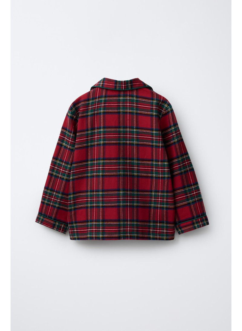 6-14 ЛЕТ/ ФЛАНЕЛЕВАЯ ПИЖАМА В КЛЕТКУ 6-14 ЛЕТ/ ФЛАНЕЛЕВАЯ ПИЖАМА В КЛЕТКУ