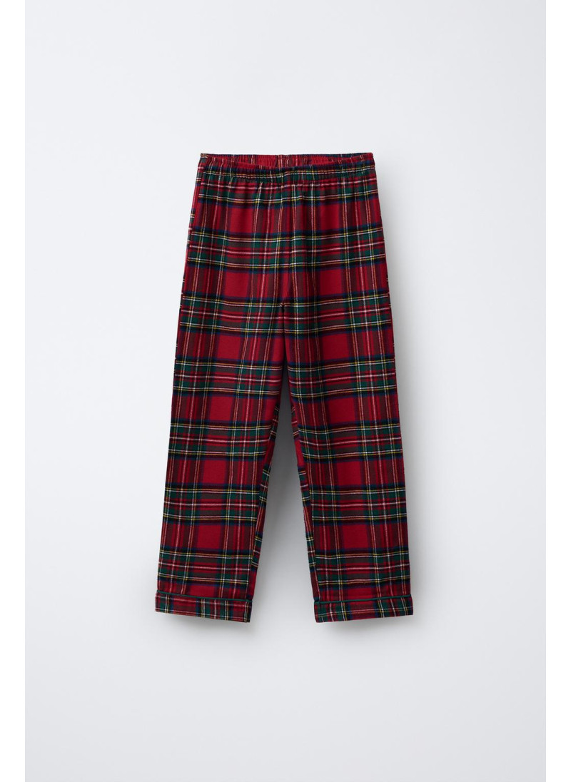 6-14 ЛЕТ/ ФЛАНЕЛЕВАЯ ПИЖАМА В КЛЕТКУ 6-14 ЛЕТ/ ФЛАНЕЛЕВАЯ ПИЖАМА В КЛЕТКУ