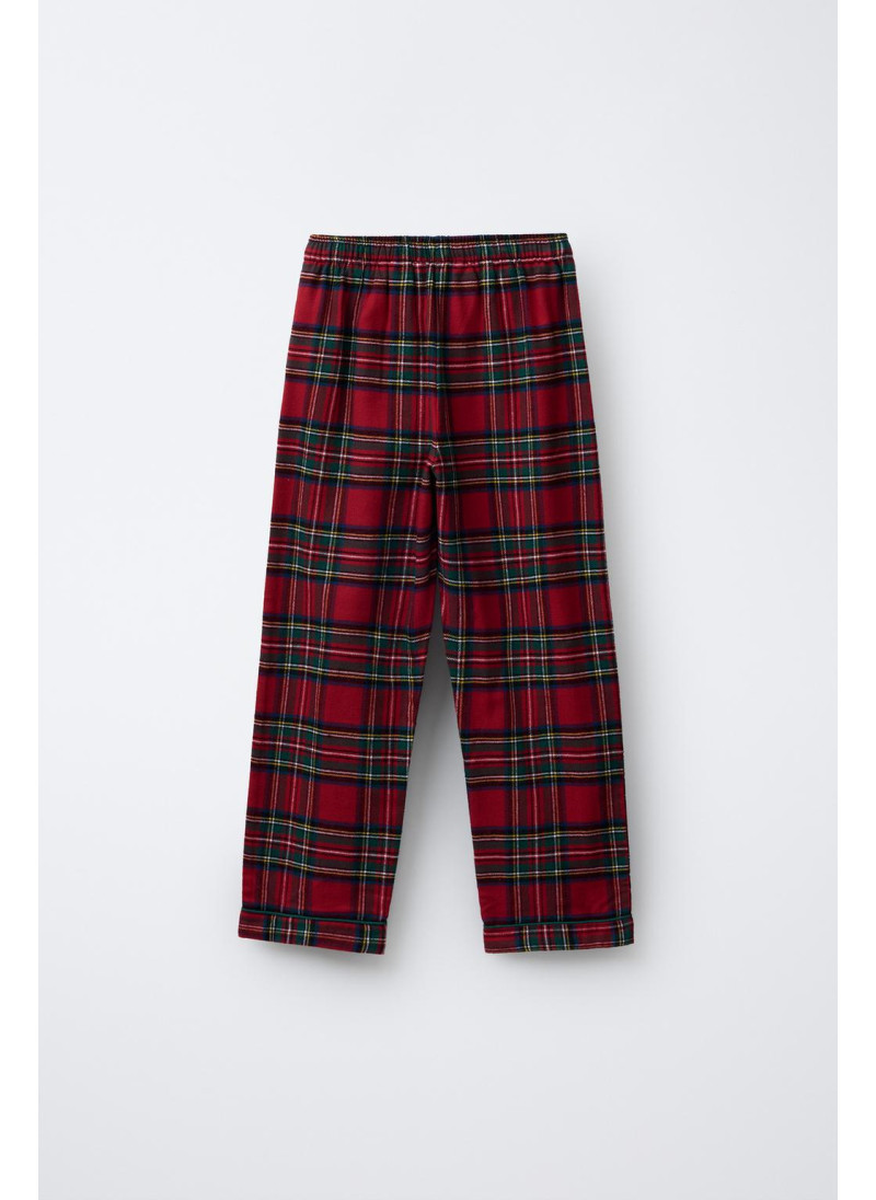 6-14 ЛЕТ/ ФЛАНЕЛЕВАЯ ПИЖАМА В КЛЕТКУ 6-14 ЛЕТ/ ФЛАНЕЛЕВАЯ ПИЖАМА В КЛЕТКУ