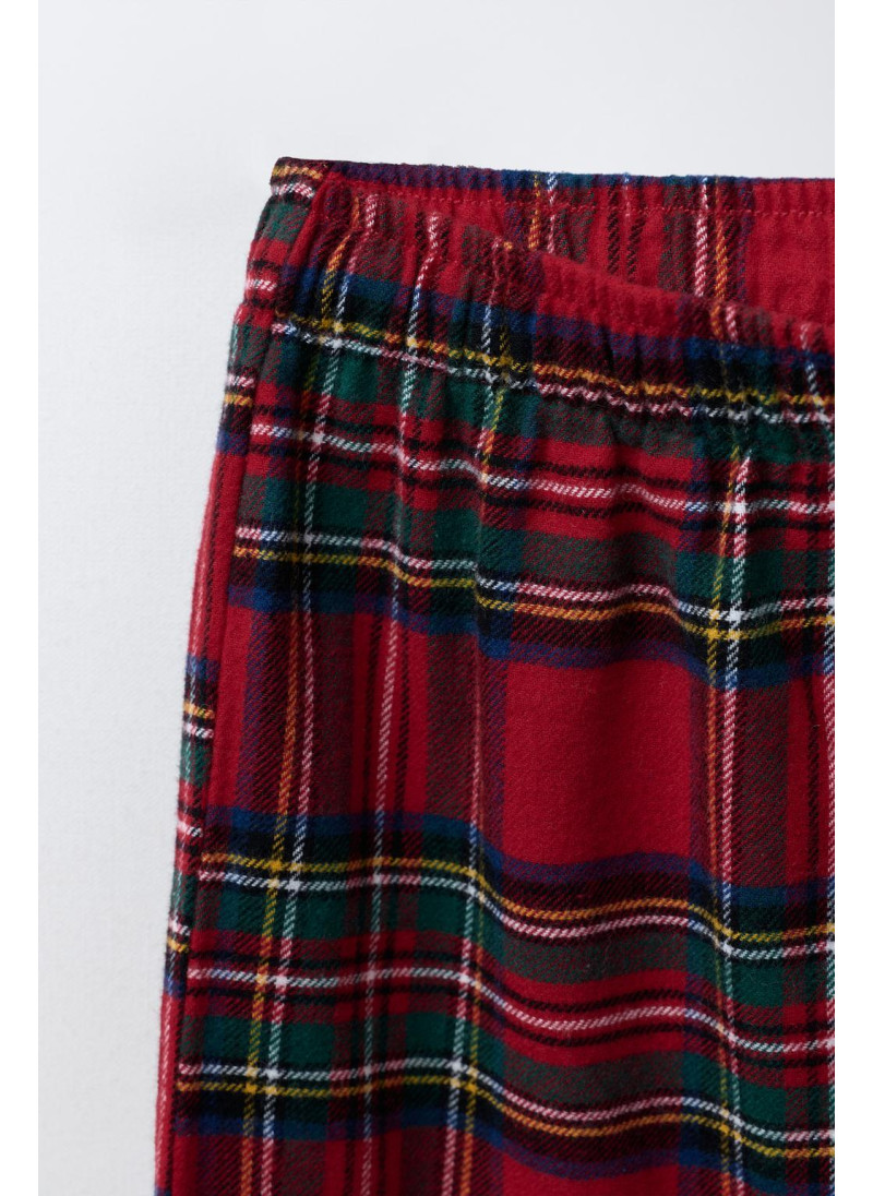 6-14 ЛЕТ/ ФЛАНЕЛЕВАЯ ПИЖАМА В КЛЕТКУ 6-14 ЛЕТ/ ФЛАНЕЛЕВАЯ ПИЖАМА В КЛЕТКУ