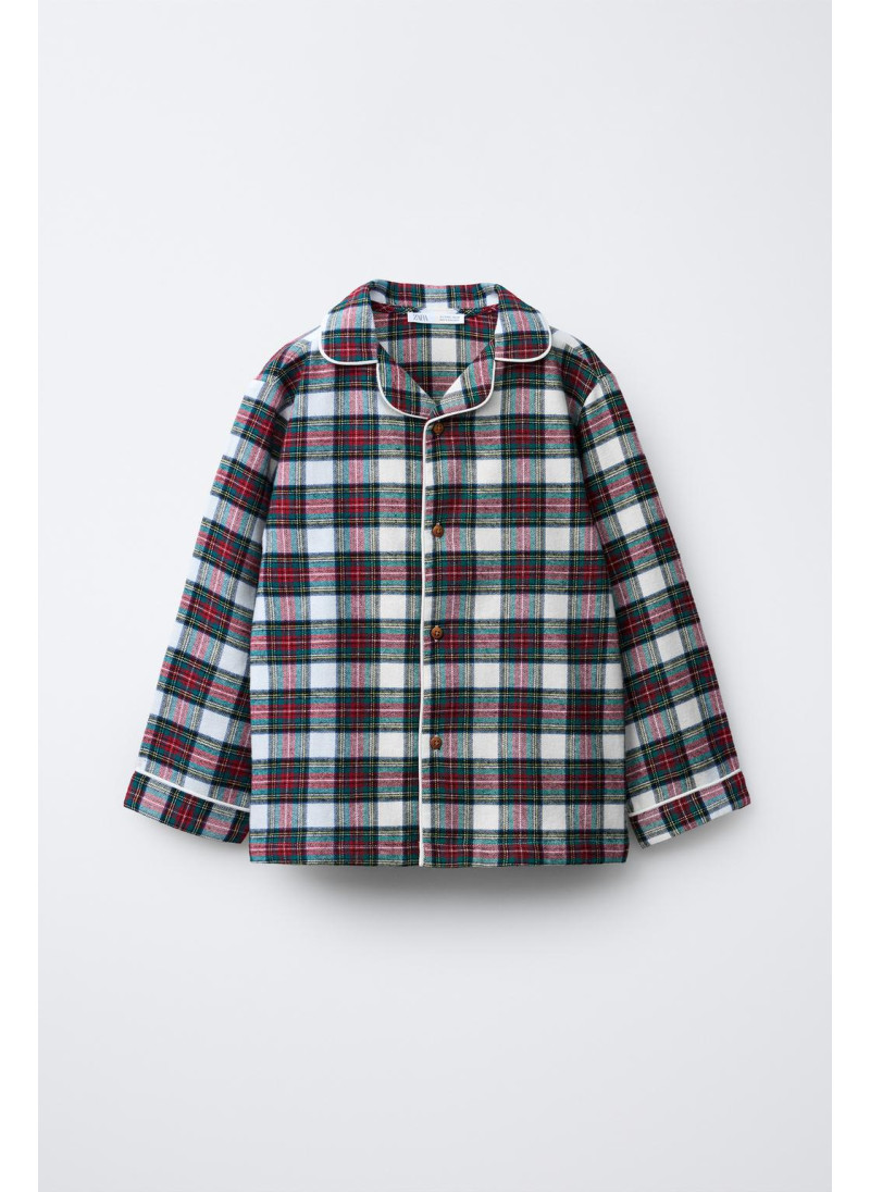 6-14 ЛЕТ/ ФЛАНЕЛЕВАЯ ПИЖАМА В КЛЕТКУ 6-14 ЛЕТ/ ФЛАНЕЛЕВАЯ ПИЖАМА В КЛЕТКУ