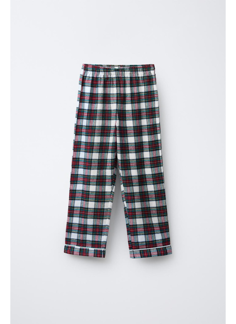 6-14 ЛЕТ/ ФЛАНЕЛЕВАЯ ПИЖАМА В КЛЕТКУ 6-14 ЛЕТ/ ФЛАНЕЛЕВАЯ ПИЖАМА В КЛЕТКУ