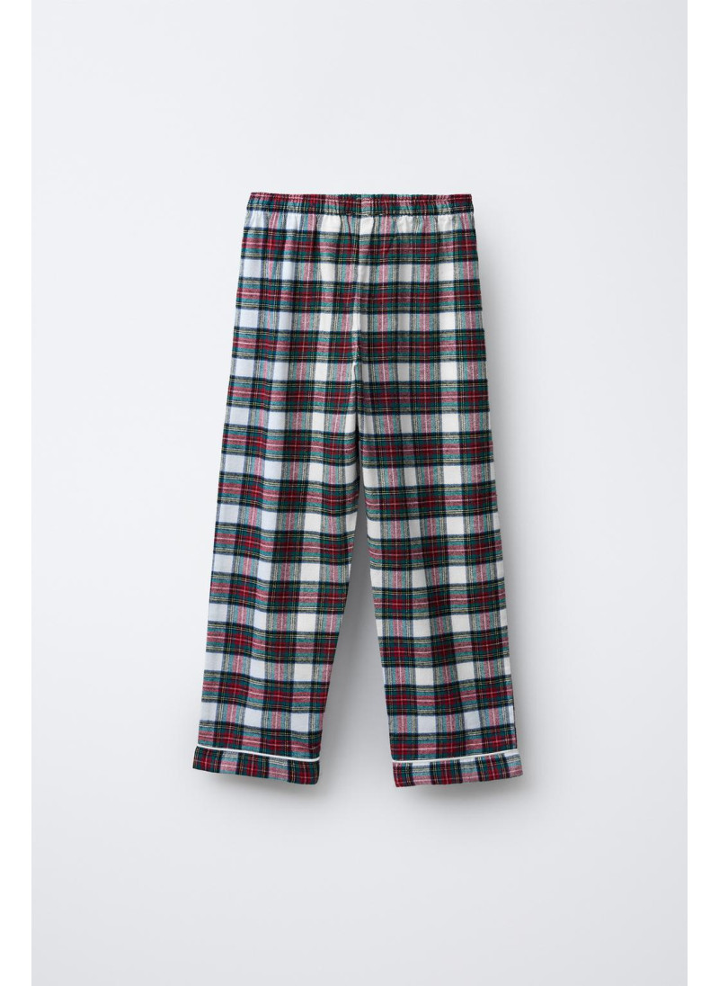 6-14 ЛЕТ/ ФЛАНЕЛЕВАЯ ПИЖАМА В КЛЕТКУ 6-14 ЛЕТ/ ФЛАНЕЛЕВАЯ ПИЖАМА В КЛЕТКУ
