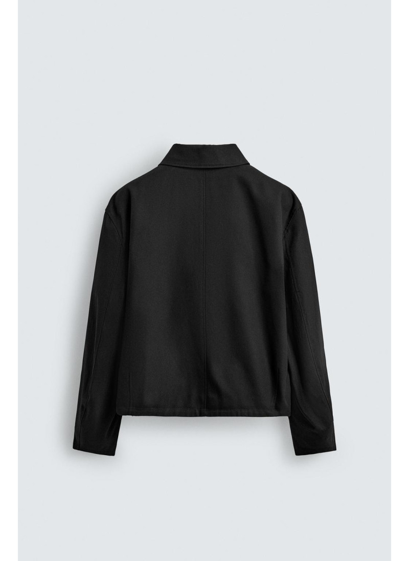 КУРТКА ИЗ РЕЛЬЕФНОЙ ТКАНИ С МОЛНИЕЙ КУРТКА ИЗ РЕЛЬЕФНОЙ ТКАНИ С МОЛНИЕЙ