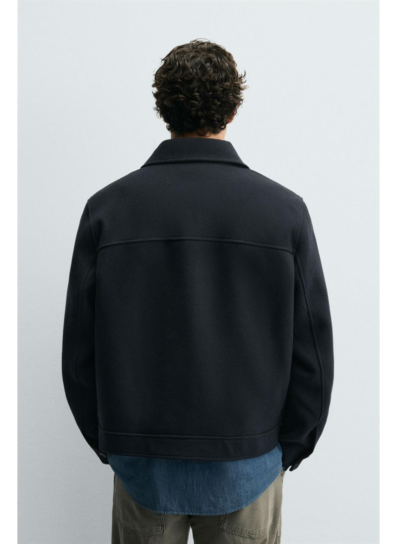 КУРТКА ИЗ СИНТЕТИЧЕСКОЙ ШЕРСТИ С МОЛНИЕЙ КУРТКА ИЗ СИНТЕТИЧЕСКОЙ ШЕРСТИ С МОЛНИЕЙ