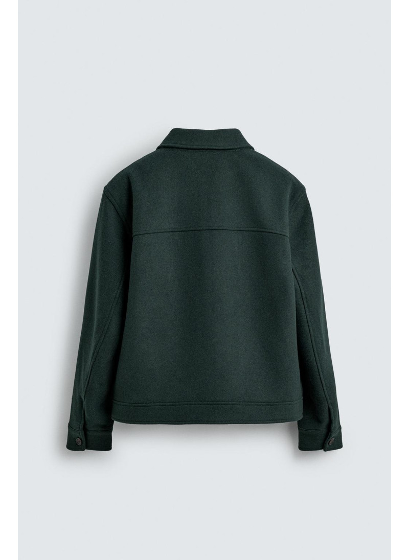 КУРТКА ИЗ СИНТЕТИЧЕСКОЙ ШЕРСТИ С МОЛНИЕЙ КУРТКА ИЗ СИНТЕТИЧЕСКОЙ ШЕРСТИ С МОЛНИЕЙ