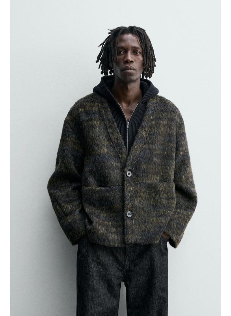 КАРДИГАН ИЗ ИСКУССТВЕННОГО МЕХА КАРДИГАН ИЗ ИСКУССТВЕННОГО МЕХА